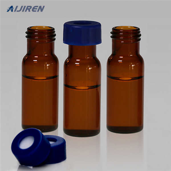 2ml autosampler crimp neck vial steel gold